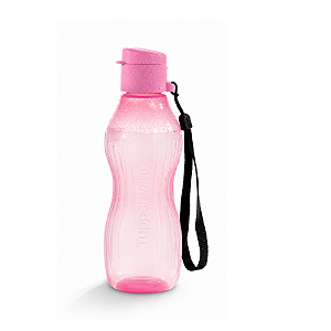 Tupperware Eco Garrafa Freezer 470ml Rosa Glacê