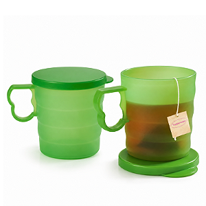 Tupperware Kit Caneca Murano 2 Peças Verde
