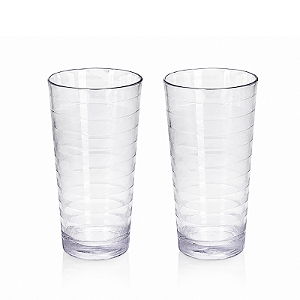 Tupperware KIT 2 Copos Íris 525ml Policarbonato