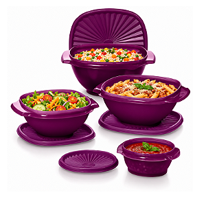 Tupperware Kit Tigela Sensação 4 Peças