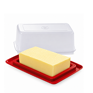 Tupperware Manteigueira Retangular Cherry