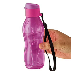 Tupperware Eco Garrafa Plus 310ml Rosa Amora