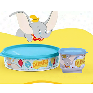 Tupperware Kit Dumbo Pratinho 500ml + Potinho 140ml