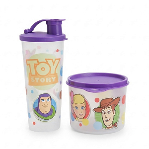 Tupperware Kit Copo com Bico 470ml e Redondinha 500ml Toy Store