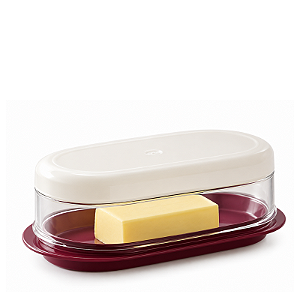 Tupperware Manteigueira Clear Oval Marsala