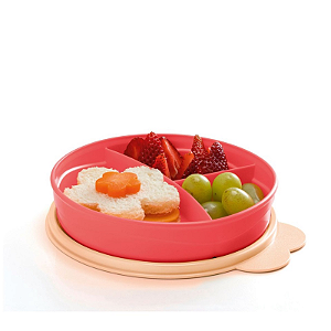 Tupperware Tupper Pratinho Com Divisorias 400ml Melancia