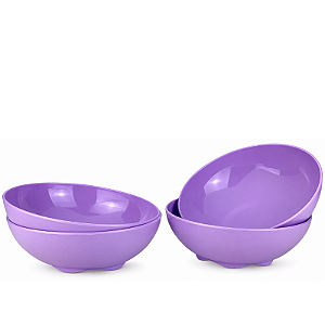 Tupperware Kit Tigela Floresta 4 Peças Lilas
