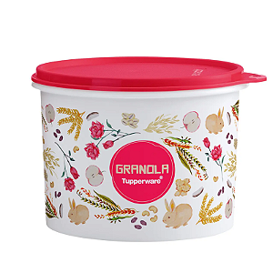 Tupperware Caixa de Granola Floral 1,7 Litros