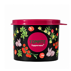 Tupperware Redondinha Floral Tomate 500ml