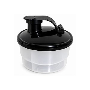 Tupperware Dosador de Leite em Pó Tampa Preta