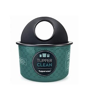 Tupperware Porta Detergente Tupper Clean Verde e Preto