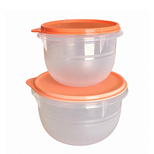 Tupperware Kit 1L + 2L Tigela Batedeira