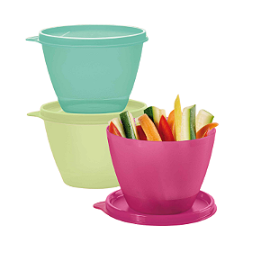 Tupperware kit Caçulinha 400ml 3 Peças