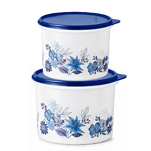 Tupperware Kit Caixa Aquarela 1,7L + 2,4 Litros