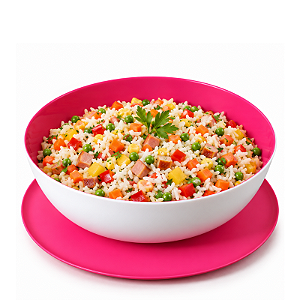Tupperware Tigela Allegra 1,5 Litros Rosa