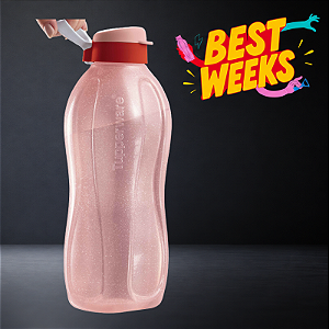 Tupperware Eco Garrafa 2 Litros Rosé Cintilante