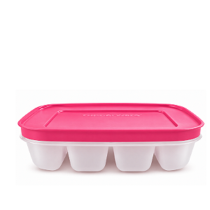 Tupperware Forma de Gelo Freezer Line 12 Cubos Rosa