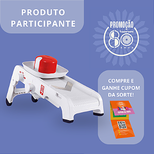 Tupperware® Super Chef Fatiador Branco e Vermelho
