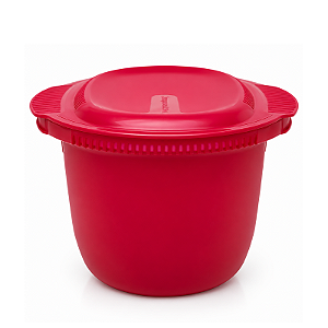 Tupperware Instant Massa Plus 3 Litros Redonda Vermelha