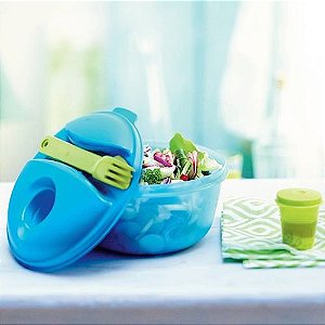 Tupperware Marmitup Salad 1 Litro Azul