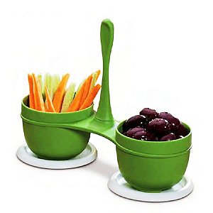 Tupperware Duo Mágico com Haste 250ml Verde
