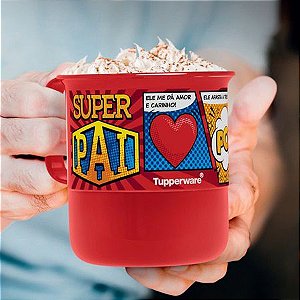 Tupperware Caneca Pai 350ml Vermelha