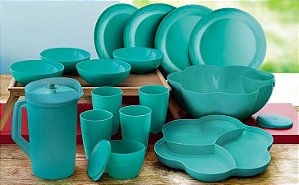 Tupperware Conjunto Floresta 16 Pecas