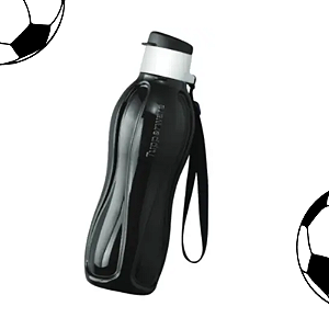 Tupperware Eco Garrafa 500ml Preto e Branco