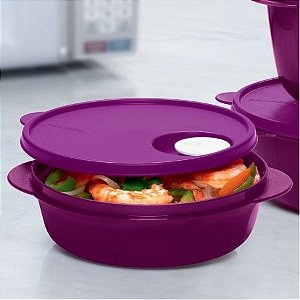 Tupperware Cristalwave Redondo 1 Litro Roxo