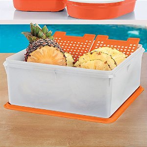 Tupperware Super Caixa 10 Litros Laranja