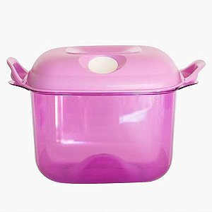 Tupperware Cristal Pop Policarbonato Quadrada 1,9 Litros