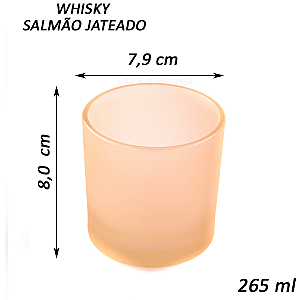 COPO WHISKY SALMAO JATEADO - 265 ml