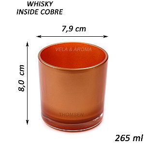 COPO WHISKY INSIDE COBRE - 265 ml