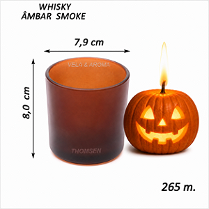 COPO WHISKY AMBAR SMOKE- 265 ml
