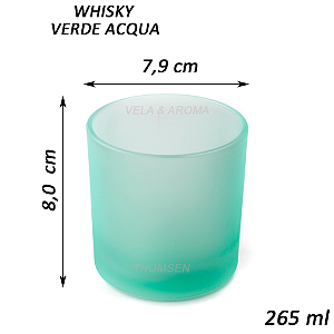 COPO WHISKY VERDE ACQUA - 265 ml