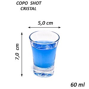 COPO MINI VIDRO SHOT - 60 ml