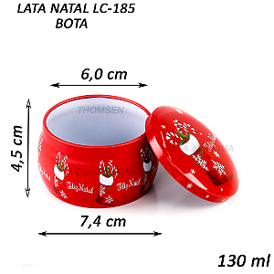 LATA VELA NATAL FN  BOTA 130 ml - LC-185