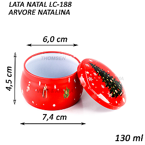 LATA VELA NATAL ARVORE NATALINA 130 ml - LC-188