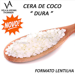 CERA DE COCO DURA VEGETAL - LENTILHA