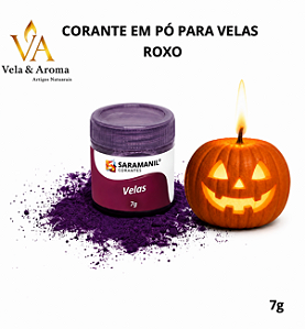 CORANTE EM PÓ PARA VELAS - ROXO 7g - SARAMANIL