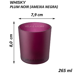 COPO WHISKY PLUM NOIR (AMEIXA NEGRA) - 265 ml