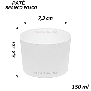 POTE PATE BRANCO FOSCO - 150 ml