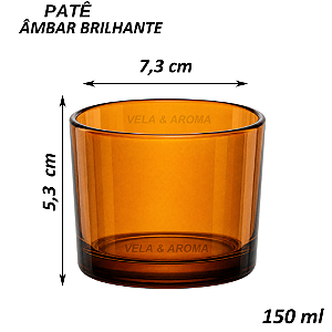 POTE PATE ÂMBAR BRILHANTE - 150 ml