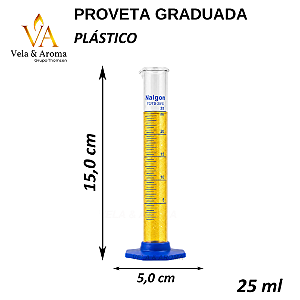 COPO MEDIDOR PROVETA GRADUADA - 25 ML