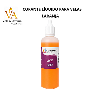CORANTE LIQUIDO PARA VELAS SARAMANIL - LARANJA