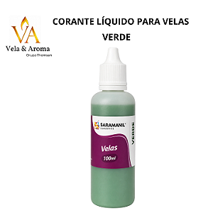 CORANTE LIQUIDO PARA VELAS SARAMANIL - VERDE
