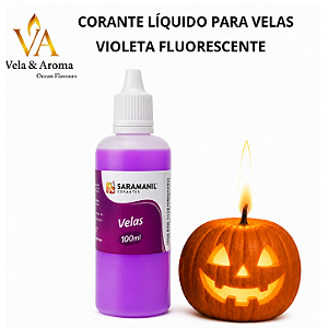 CORANTE LIQUIDO PARA VELAS SARAMANIL - VIOLETA FLUORESCENTE