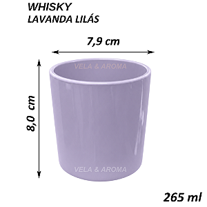 COPO WHISKY BRILHANTE - LAVANDA LILAS
