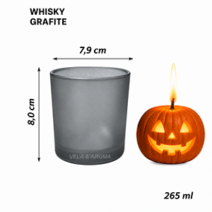 COPO WHISKY JATEADO - GRAFITE