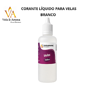 CORANTE LIQUIDO PARA VELAS SARAMANIL - BRANCO